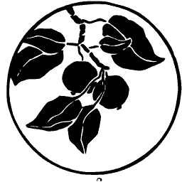 Fruiting branch in circle