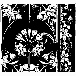 Arched floral panel - La Plante et ses Applications Ornementales - 1896
