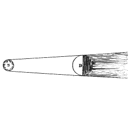 Comet and shadow diagram