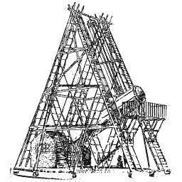 Herschel's forty foot telescope