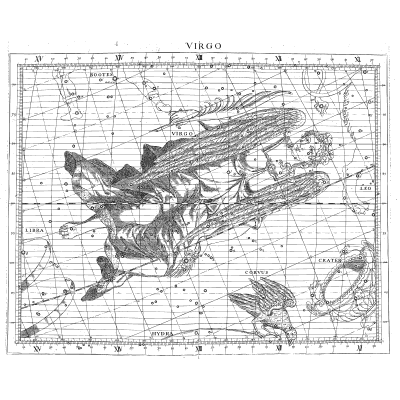 Virgo star chart