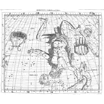Hercules star chart