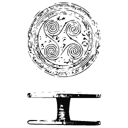 Spiral disc and stand