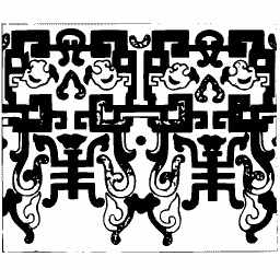 Angular fret panel