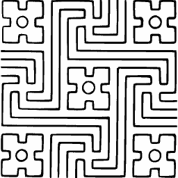 Greek key panel 10