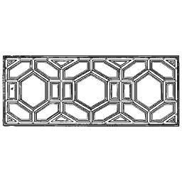 Octagon lattice panel