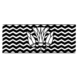 Zigzag and palmette border