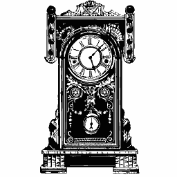 Shelf clock 05