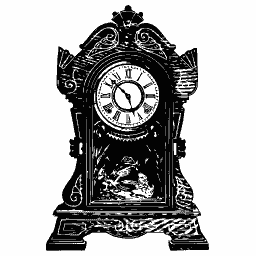 Shelf clock 06