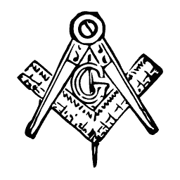 Masonic square and compass