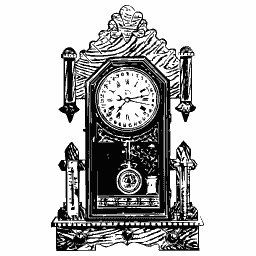 Shelf clock 14