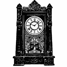 Shelf clock 19