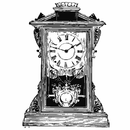 Shelf clock 25