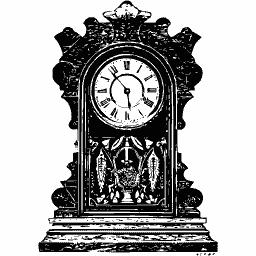 Shelf clock 38