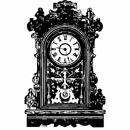 Shelf clock 44