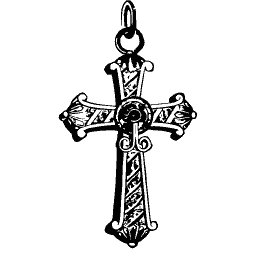 Cross pendant 10