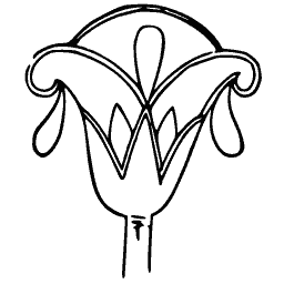 Lotus palmette