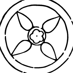 Four-petal roundel