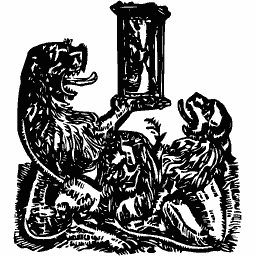 Lions and hourglass mark