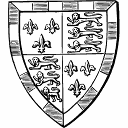 Quartered shield with bordure