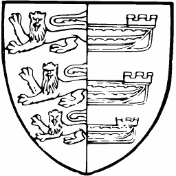 Shield with lions and ships