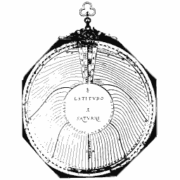 Latitude of Saturn volvelle
