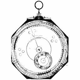 Volvelle with two small dials