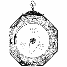 Volvelle with looping path