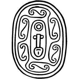 Scarab seal with an ankh