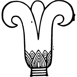 Papyrus flower emblem