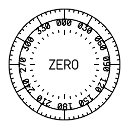 Circular calibration scale 15