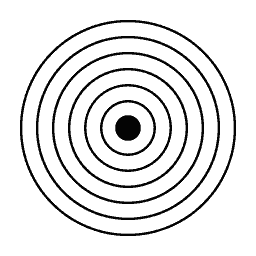 Concentric ring mark 02