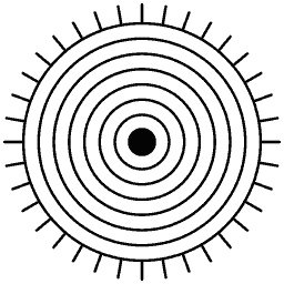Concentric ring mark 07