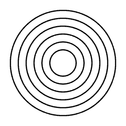 Concentric ring mark 08