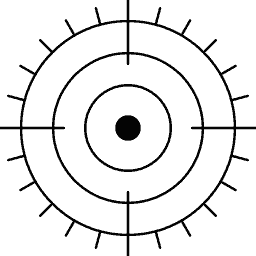 Concentric ring mark 09