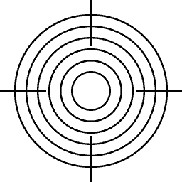 Concentric ring mark 17