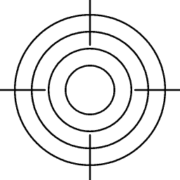 Concentric ring mark 18