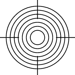 Concentric ring mark 22
