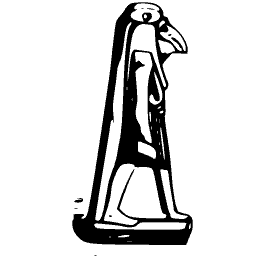 Ibis-headed figurine