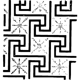 Meander key pattern