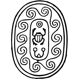 Scarab seal with a beetle 01