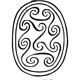 Knotted scarab seal