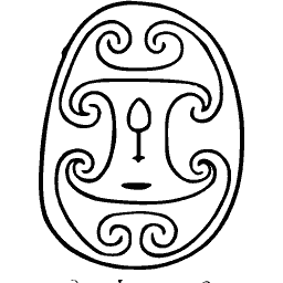 Scarab seal with a bud sign