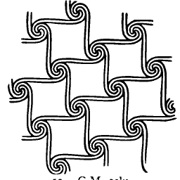 Interlocking key pattern