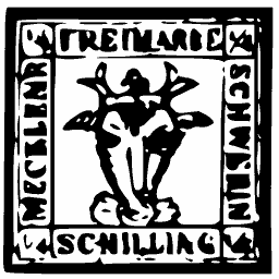Mecklenburg bull's head stamp