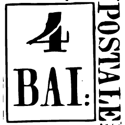 Numeral four stamp