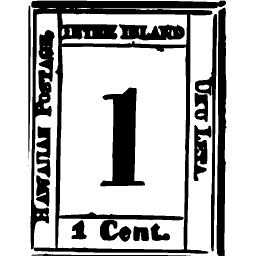 Numeral one in a plain frame