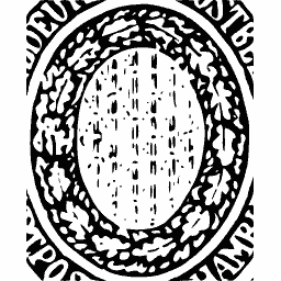 Laurel wreath oval