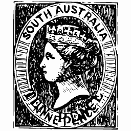 Crowned woman in an oval band
