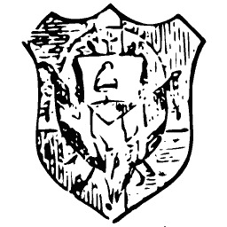 Shield with a curled device